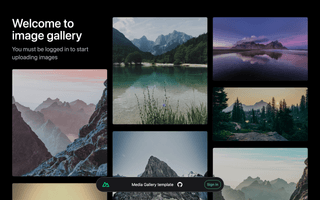 NuxtHub Image Gallery
